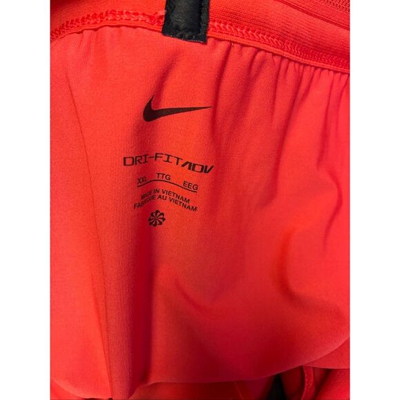 Nike NWT Dri Fit ADV Running Division Pleated Shorts in Orange Size XXL - Picture 6 of 7